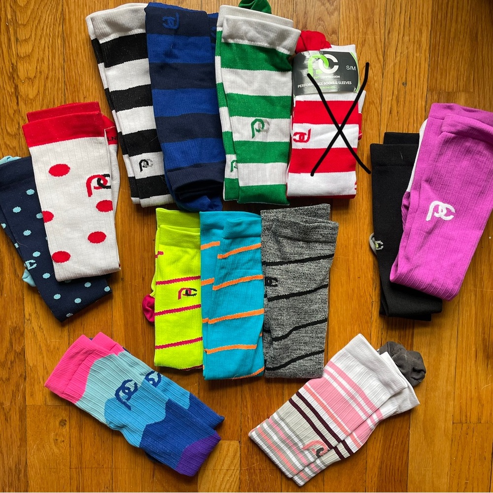 13 pairs of ProCompression s/m marathon socks - as a lot or as requested